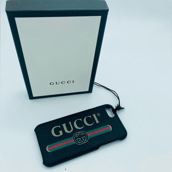 NWB GUCCI LOGO SUPREME IPHONE 8 PHONE CASE - Picture 2 of 6